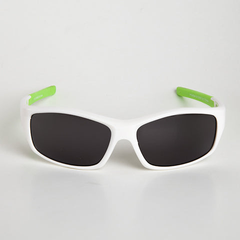 pyeFLEX White + Green with Grey Lens