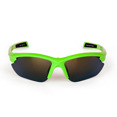 pyeSPORT Green + Black with Yellow Mirror Lens